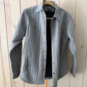 Timberland Men's Gray Quilted Shacket